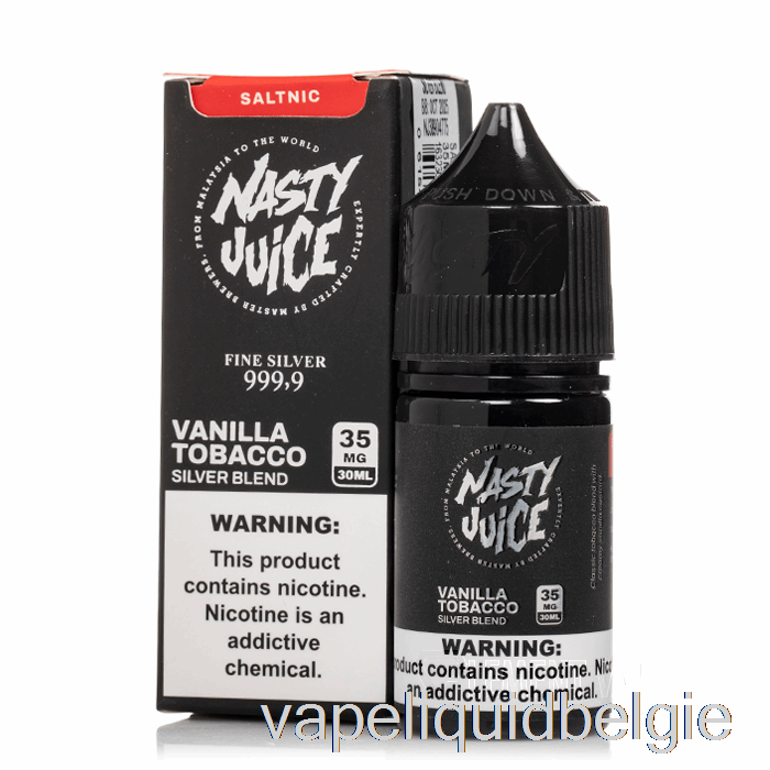 Vape Vloeibare Zilvermix - Smerig Zout - 30ml 35mg